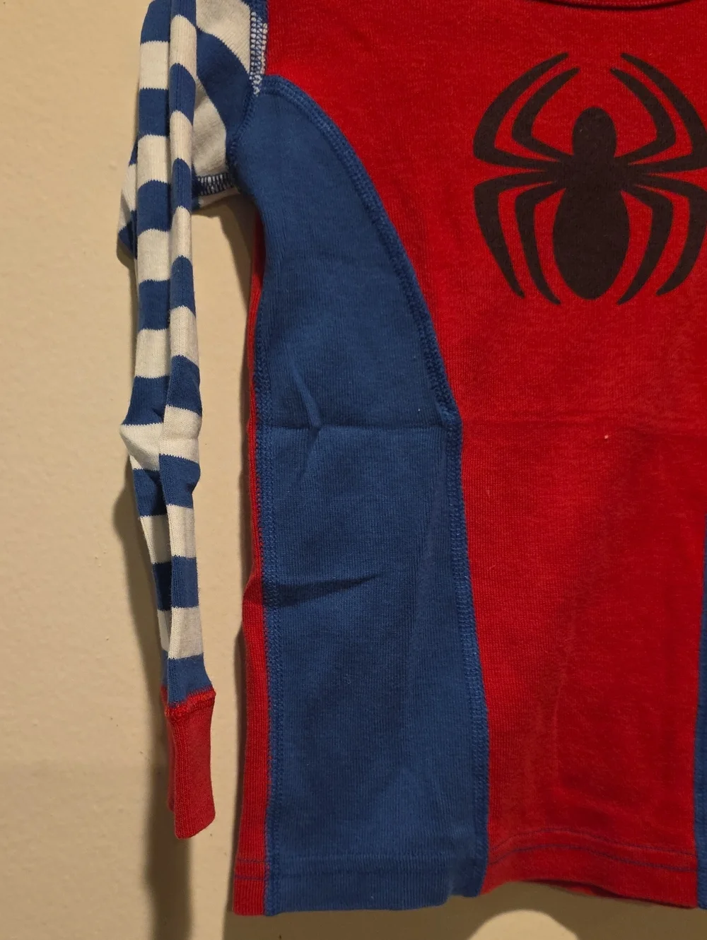 Hanna Andeersen Red & Blue Spider Graphic Kids Long Sleeve Tee Spiderman 4t